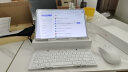 航世（BOW）HB066 键盘 无线蓝牙键盘 办公键盘 折叠便携 64键 手机平板ipad键盘 超薄巧克力按键 白色 实拍图