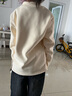 真维斯男童保暖内衣儿童加绒打底衫冬季学生校服神器青少年中大童冬装 米白 J口袋狗X 140 实拍图