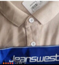 真维斯（JEANSWEST）短袖polo衫男夏季商务休闲男装新款大码凉感冰丝翻领半袖男士上衣 卡其 纯色 2XL 实拍图