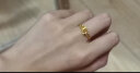 ZSK珠宝黄金戒指女士999足金心形戒指活口女戒黄金首饰母亲节礼物 2.4克（工费40） 实拍图