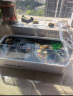 茨格曼生态乌龟缸饲养箱家用养龟专用箱养龟盆塑料乌龟缸养殖箱冬眠箱子 白色 大号三层全套装 实拍图