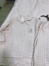 眠岛情侣睡衣女三层夹棉春秋加厚空气棉秋冬夹层休闲家居服男 女款粉格 加厚款LZ2181 L 实拍图