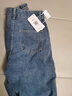 浪莎高腰牛仔裤女春秋新款宽松显瘦设计感直筒阔腿裤子百搭拖地长裤潮 复古蓝 M 【建议95-110斤】 实拍图