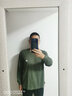 尤萨新式制式长袖体能服男训练服21圆领衫作训服长t恤春秋体能长袖 灰绿色圆领衫-带反光条 175/100 实拍图