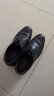 红蜻蜓软底男鞋系带商务圆头休闲鞋正装皮鞋男德比鞋  WTA5712黑色 39 实拍图