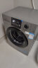 美的（Midea）滚筒洗衣机全自动 V33 除菌净螨 变频电机 智能家电 筒自洁 简尚系列 超薄款 10公斤 MG100V33WY 实拍图