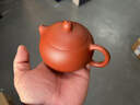 茗茶艺壶 紫砂壶宜兴纯全手工名家原矿大红袍西施泡茶壶茶具 光素全套 实拍图