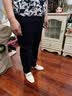 玖姿·安娜蔻轻熟风通勤TR混纺松紧锥形裤休闲裤女春款 卡其 XL 实拍图
