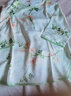 达芬奇密码冰丝睡衣女秋夏季中国风睡衣春秋家居服送妈妈生日礼物实用礼盒装 一叶知秋 白色 XL 【推荐体重120-140斤】 实拍图