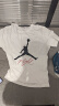 Jordan AJ 男短袖T恤JUMPMAN FLIGHT HBR TEE短袖AO0665-100白XL 实拍图