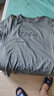 京东京造【重磅系列】圆领短袖t恤男宽松重磅纯棉T恤男 暗灰绿 XL 实拍图