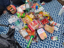 伯希和户外野餐垫防潮垫小学生午休睡垫帐篷加厚防水加厚地垫16102816蓝 实拍图