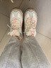 斯凯奇（Skechers）女鞋缓震舒适运动鞋厚底休闲鞋增高老爹鞋 自然色/多彩色/NTMT 35 【正码正拍】 实拍图