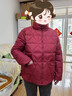 缇米媗小个子妈妈秋冬轻薄羽绒服外套中老年女大码洋气羽绒棉服短款棉袄 橘红色（白鸭绒38）现货直发 XL 建议穿110-120斤 实拍图