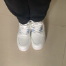 古梵莎休闲小白鞋子女韩版网红百搭学生低帮运动跑步鞋厚底板鞋老爹鞋潮 白兰 40 实拍图