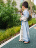 安妮优儿汉服男童春款2025新款儿童古装男孩中国风春装古风武侠客唐装春季 蓝色 120 实拍图