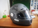 AVA王朝摩托车头盔复古四季男女全盔国潮玻璃钢机车碳纤维巡航冬季 古巴沙-透明镜片【拍1发5】 特大-XL码【适合头围60-61cm】 实拍图
