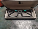 陌朋 近视眼镜框男女 tr90超轻运动防滑光学防蓝光电脑眼镜8克方镜框 质感砂黑 防蓝光1.61非球0-600丨留言度数 实拍图