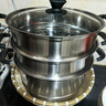 美厨（maxcook）304不锈钢蒸锅28CM 三层复底 燃气炉电磁炉通用 实拍图
