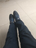 袋鼠优质棉牛仔裤男厚款秋冬直筒弹力加绒裤子柔软修身舒适男士长裤 深兰不加绒A07 35（2尺8） 实拍图