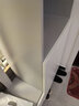 椰果 鞋柜玄关一体柜入户进门口家用大容量门厅衣帽置物架屏风隔断柜 浅灰配白挂衣架左边 100厘米长 实拍图