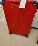 NAUTICA结婚箱行李箱陪嫁箱24英寸大红色箱子拉杆箱女婚礼铝框新娘嫁妆箱 实拍图