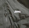 吉普（JEEP）冲锋夹克秋季户外男女同款防风运动登山上衣外套 幻影黑 L 实拍图