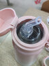 富光保温杯男女生便携可爱学生成人316不锈钢小巧儿童弹盖迷你水杯子 渐变粉300ml【直饮盖+滤网】 实拍图
