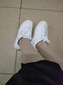 回力女鞋小白鞋女秋季新品女鞋皮面运动板鞋女时尚百搭加绒休闲鞋子女 皮面-9635白紫 34 实拍图