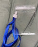 易利丰（elifo）工作牌卡套工牌证件卡套学生透明PVC皮套胸牌有卡扣 竖版软质(95*135mm）10卡+10深蓝绳 实拍图