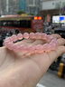 【招桃花】粉水晶手串马达加斯加果冻体粉晶女款转运手链小众礼物 【招桃花】10~11mm粉水晶手链 实拍图
