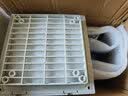 山头林村12cm散热风扇220v机柜机箱排风扇焊锡抽烟小风扇 12038AC交流风机 风扇+1个百叶窗+1个铁网 实拍图