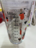 帕莎帕琦（Pasabahce）钢化玻璃杯原装进口带盖吸管牛奶杯饮料咖啡奶茶杯570毫升红色 实拍图