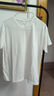 纯色棉感短袖T恤男情侣T恤男女文化衫净面作画光板衣服上衣 白色 XL 实拍图