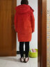 波司登反季时尚运动女中长款羽绒服可脱卸帽冬季百搭宽松外套B00143064E 实拍图