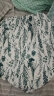 玛伦萨5A抗菌纯棉吊带睡裙夏季薄款印花中长款可外穿睡衣女 孔雀绿 L 晒单实拍图