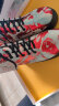 洛梦希菲（ROMOHIPH）品牌马丁靴女新款印花松糕底短靴秋冬系带增高靴子 红色(绒里) 38 晒单实拍图