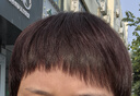姬玛假发片女头顶全真发遮白发补发片蓬松薄款自然中老年妈妈母亲节 递针顶心9*9 棕色系 15cm 实拍图