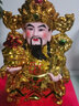 财神爷神像家用陶瓷文财神佛像供奉乔迁店铺开业文财神爷桌面摆件套装 8寸金文财神单尊 实拍图