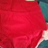 AB【4条】薄款内裤女丝光棉抗菌三角裤大码高腰舒适妈咪裤 大红色 4条 2XL 实拍图