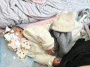 wua·wua婴儿连体衣新生儿衣服纯棉夹棉男女宝宝保暖打底内衣春秋冬季睡衣 保暖款 宝贝熊+饼干熊 73cm (建议6-9个月 14-18斤) 实拍图