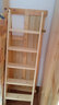 龙豫家楼梯 家用梯子 学生宿舍上下铺木梯子实木爬梯木质楼梯踏步梯定制 清漆色（板厚2.5cm） 5步梯（适用1.4-1.45米）长1.5米 实拍图