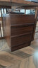 天坛家具书柜 环保实木榆木板木组合书柜 玻璃门书橱 现代新中式书柜 三屉柜 实拍图