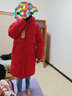 雪中飞【远红外升温】儿童羽绒服新年羽绒外套中大童男女童长款羽绒服 红色 170 实拍图