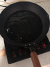 陳枝記铁锅炒菜锅家用陈枝记无涂层炒锅熟铁氮化防锈不易粘电磁炉燃气灶 平底无耳单锅+茶色锅盖- 30cm 实拍图