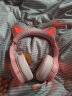 西伯利亚（XIBERIA）M17 粉色猫耳朵蓝牙无线耳机头戴式 音乐游戏降噪耳机 网红直播萌系少女伸缩耳麦电竞吃鸡直播 M17萌猫【无线三模】 实拍图