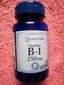 普丽普莱（Puritan's Pride）维生素b族 VB b1 b2 b6 b12 美国原装进口 维生素B1 250mg 100片*1瓶 实拍图