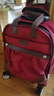 韩乐扣多功能大容量旅行包可登机行李箱万向轮商务出差双肩背包男士女士 红色飞机轮 实拍图