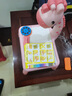 赟娅儿童智能投影绘画桌画画玩具早教男孩女孩长颈鹿画板幼儿涂鸦板 粉色小鹿72图案【充电套装】 实拍图