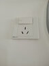 NVC雷士电工 开关插座 16A三孔插座带开关 空调插座面板 N05白色 实拍图